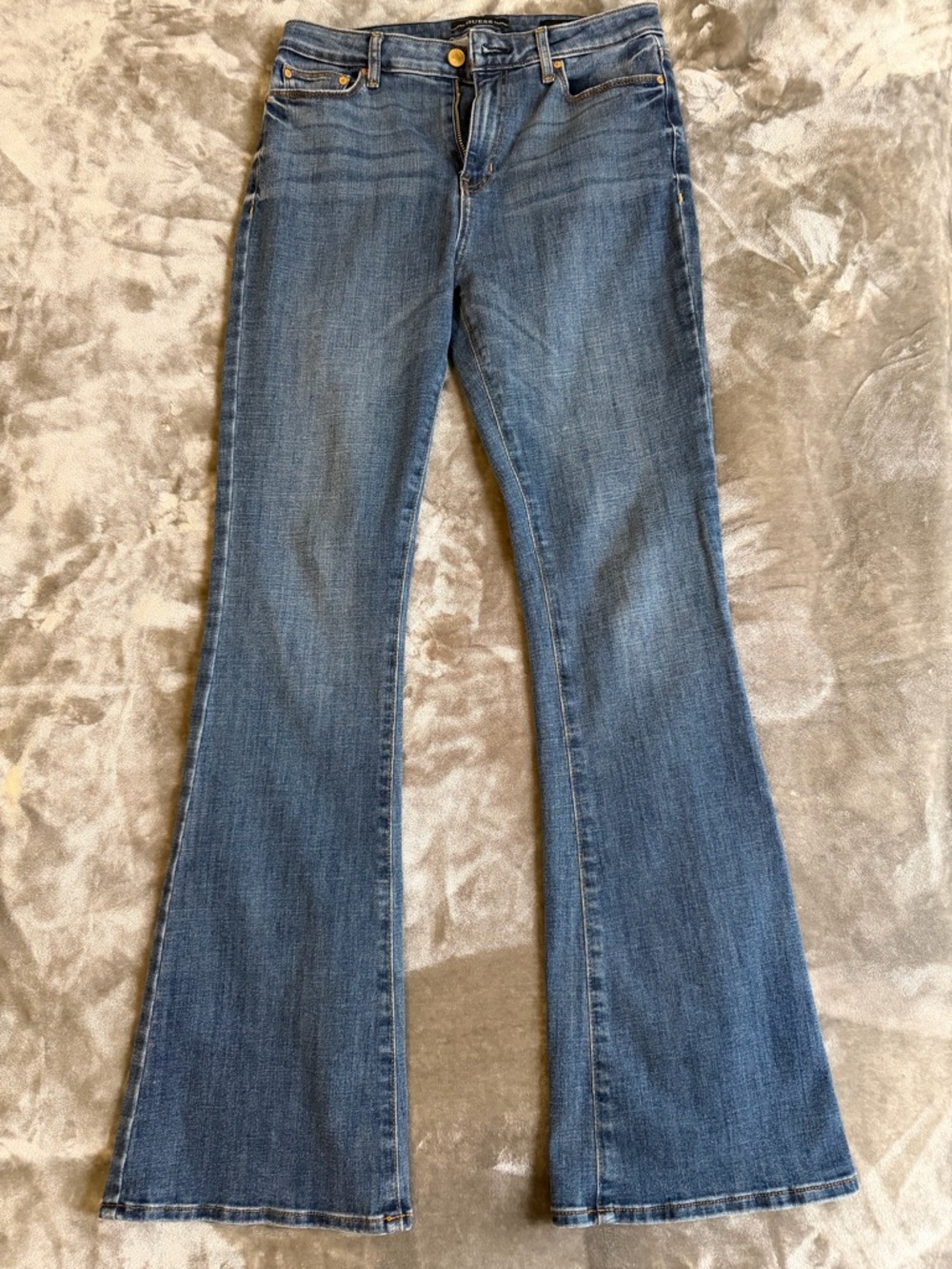 Guess Women's Medium Blue Sexy Flare Jeans